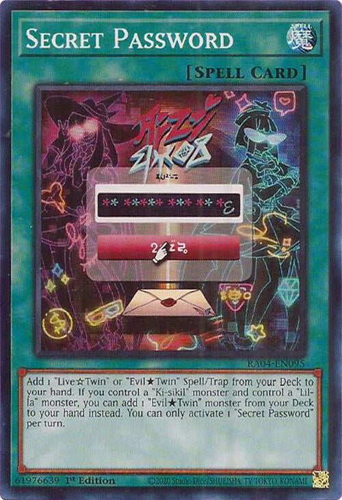 Secret Password [RA04-EN095] Super Rare | Galaxy Games LLC