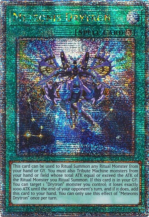 Meteonis Drytron [RA04-EN096] Quarter Century Secret Rare | Galaxy Games LLC