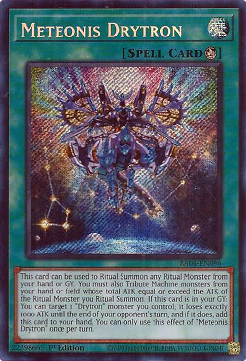 Meteonis Drytron [RA04-EN096] Secret Rare | Galaxy Games LLC
