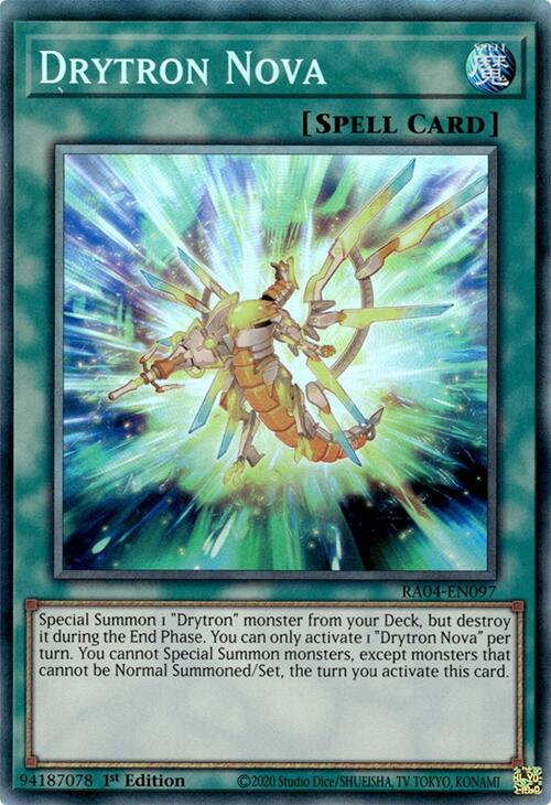 Drytron Nova [RA04-EN097] Prismatic Collector's Rare | Galaxy Games LLC
