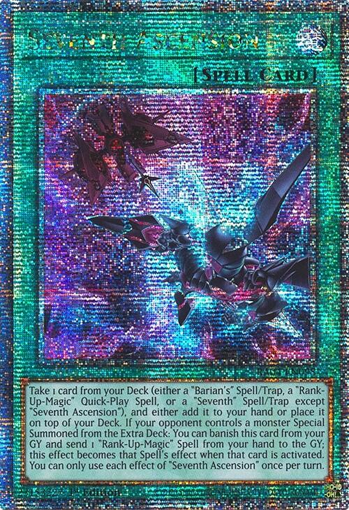 Seventh Ascension [RA04-EN098] Quarter Century Secret Rare | Galaxy Games LLC