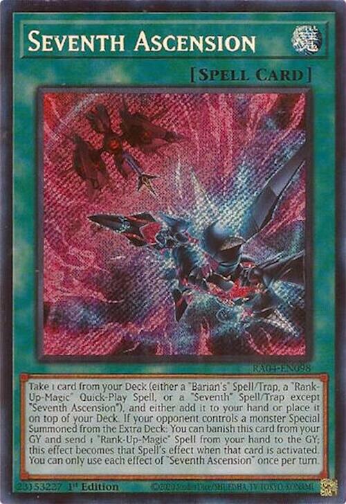Seventh Ascension [RA04-EN098] Secret Rare | Galaxy Games LLC