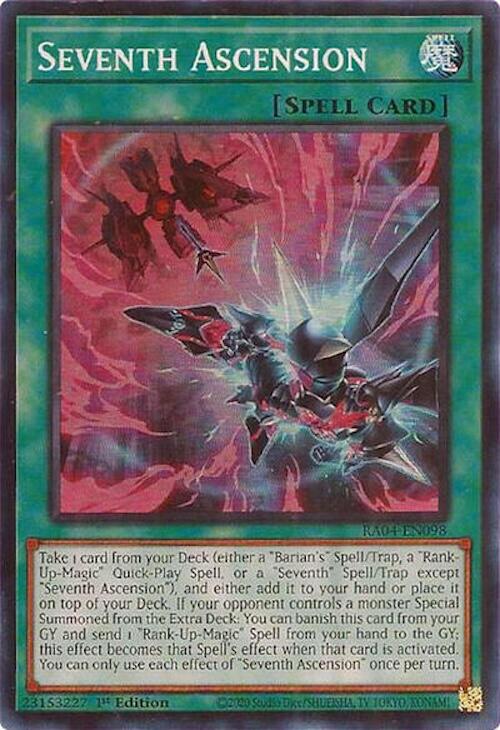 Seventh Ascension [RA04-EN098] Super Rare | Galaxy Games LLC