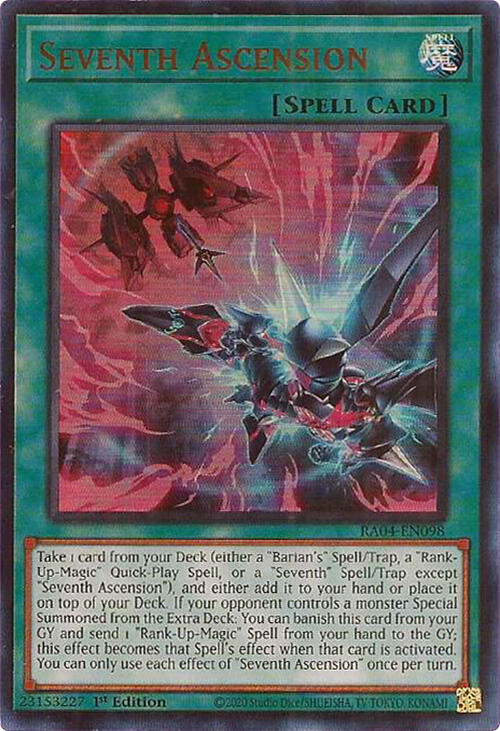Seventh Ascension [RA04-EN098] Ultra Rare | Galaxy Games LLC