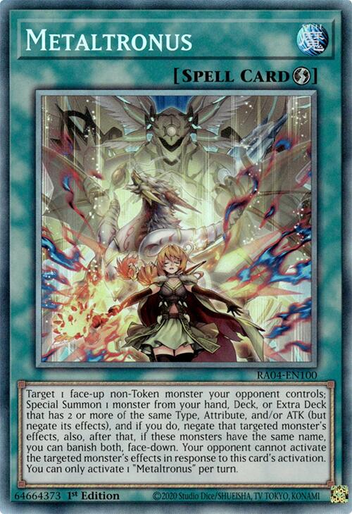 Metaltronus [RA04-EN100] Prismatic Collector's Rare | Galaxy Games LLC
