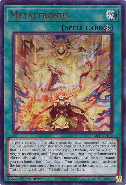 Metaltronus [RA04-EN100] Ultra Rare | Galaxy Games LLC