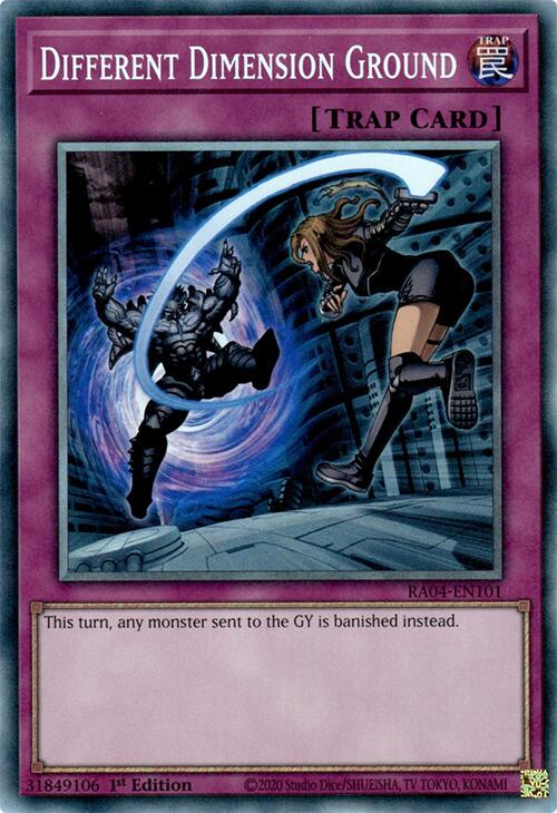 Different Dimension Ground [RA04-EN101] Prismatic Collector's Rare | Galaxy Games LLC