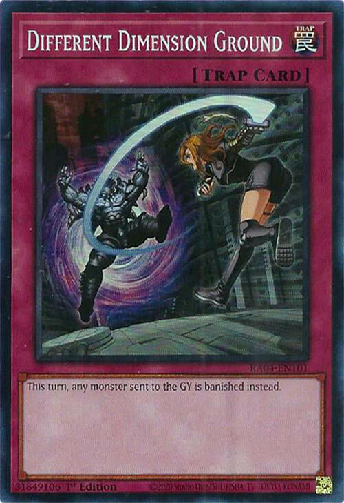 Different Dimension Ground [RA04-EN101] Super Rare | Galaxy Games LLC