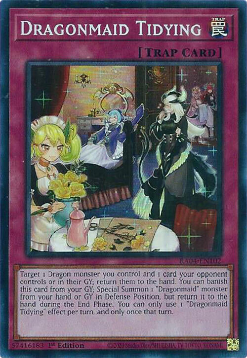 Dragonmaid Tidying [RA04-EN102] Super Rare | Galaxy Games LLC