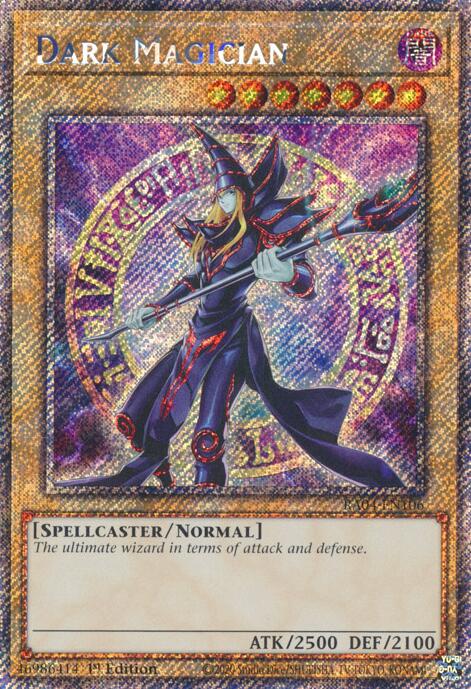 Dark Magician (8th Art) [RA04-EN106] Platinum Secret Rare | Galaxy Games LLC