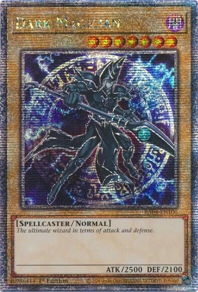 Dark Magician (7th Art) [RA04-EN106] Quarter Century Secret Rare | Galaxy Games LLC