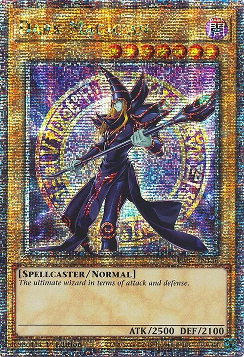 Dark Magician (8th Art) [RA04-EN106] Quarter Century Secret Rare | Galaxy Games LLC