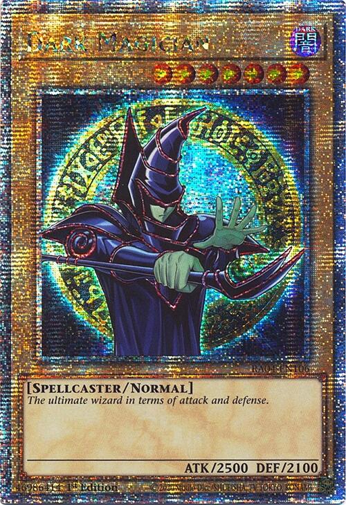 Dark Magician (9th Art) [RA04-EN106] Quarter Century Secret Rare | Galaxy Games LLC