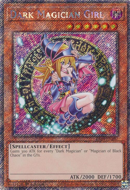 Dark Magician Girl (3rd Art) [RA04-EN107] Platinum Secret Rare | Galaxy Games LLC