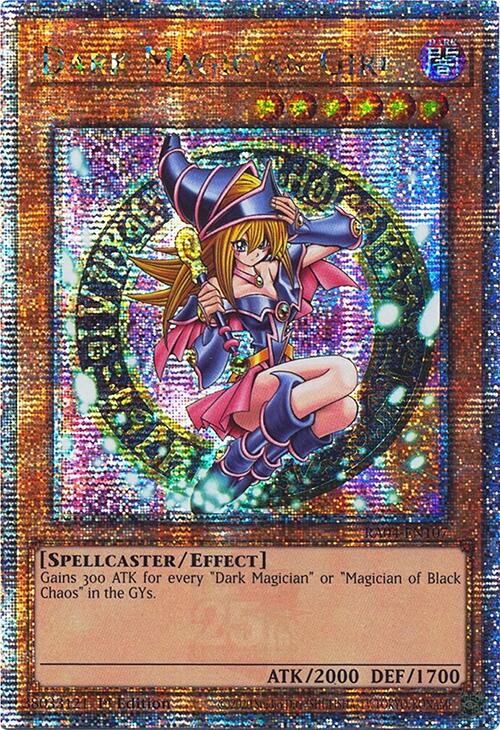 Dark Magician Girl (3rd Art) [RA04-EN107] Quarter Century Secret Rare | Galaxy Games LLC