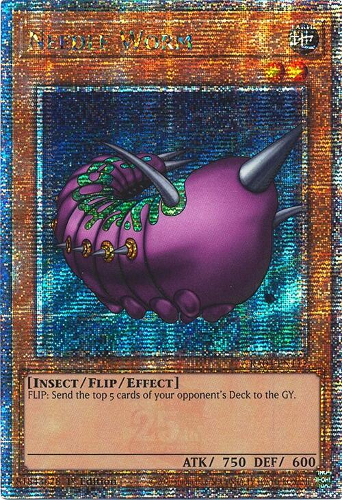 Needle Worm [RA04-EN112] Quarter Century Secret Rare | Galaxy Games LLC