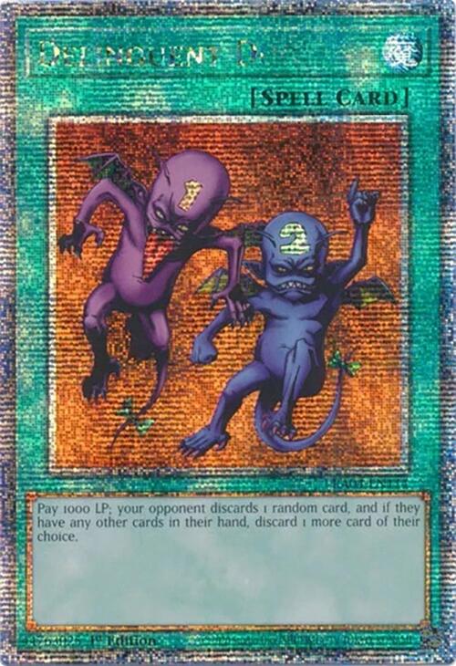 Delinquent Duo [RA04-EN114] Quarter Century Secret Rare | Galaxy Games LLC