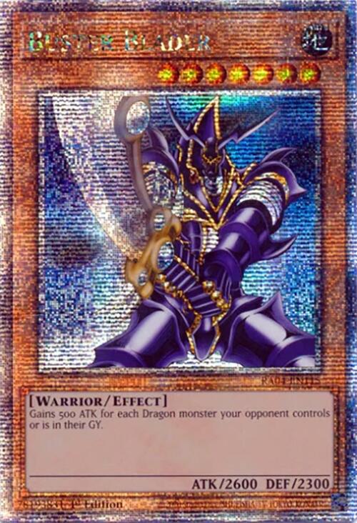 Buster Blader [RA04-EN115] Quarter Century Secret Rare | Galaxy Games LLC