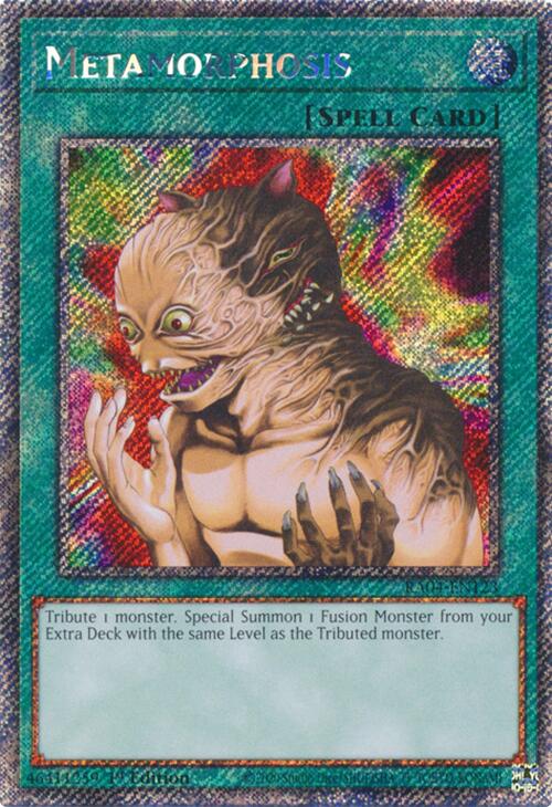Metamorphosis [RA04-EN123] Platinum Secret Rare | Galaxy Games LLC