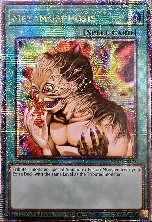 Metamorphosis [RA04-EN123] Quarter Century Secret Rare | Galaxy Games LLC