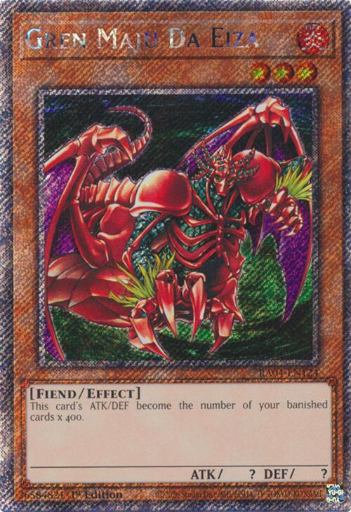 Gren Maju Da Eiza [RA04-EN124] Platinum Secret Rare | Galaxy Games LLC