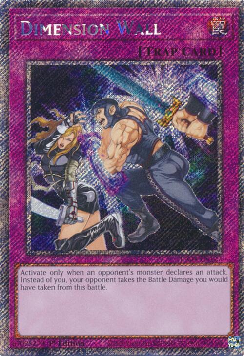 Dimension Wall [RA04-EN127] Platinum Secret Rare | Galaxy Games LLC