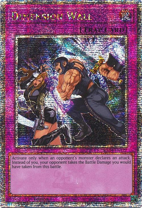 Dimension Wall [RA04-EN127] Quarter Century Secret Rare | Galaxy Games LLC