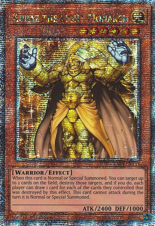 Kuraz the Light Monarch [RA04-EN133] Quarter Century Secret Rare | Galaxy Games LLC