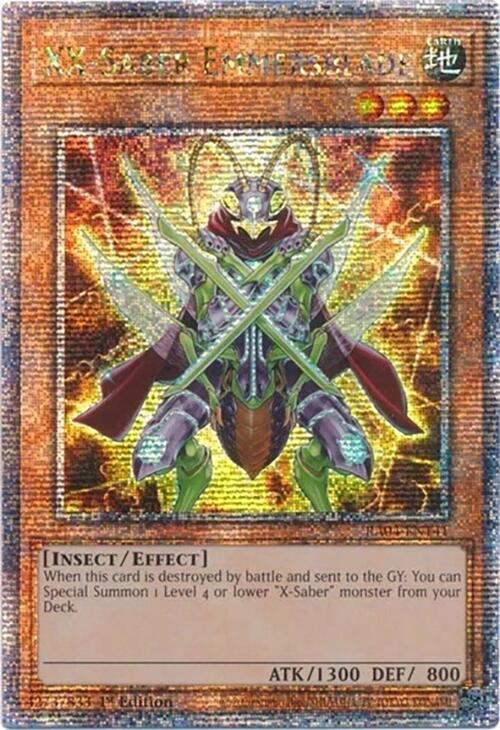 XX-Saber Emmersblade [RA04-EN141] Quarter Century Secret Rare | Galaxy Games LLC