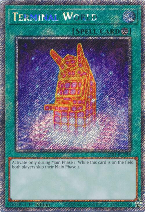 Terminal World [RA04-EN148] Platinum Secret Rare | Galaxy Games LLC