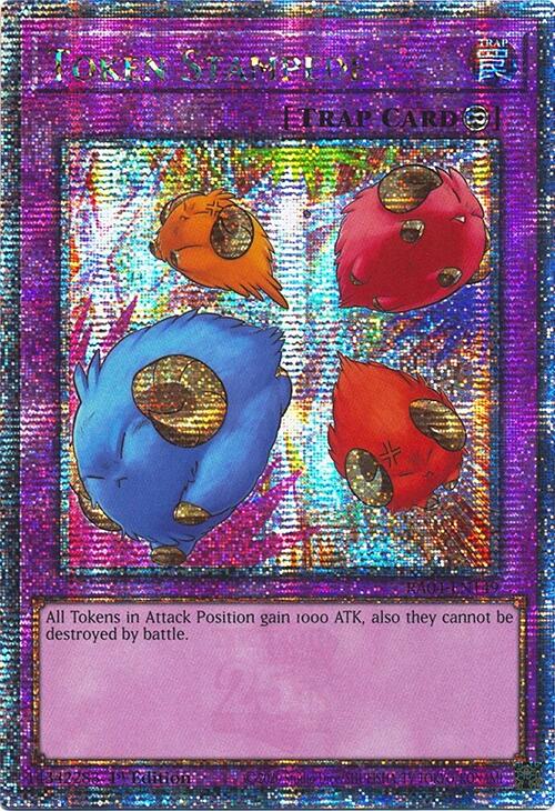 Token Stampede [RA04-EN149] Quarter Century Secret Rare | Galaxy Games LLC