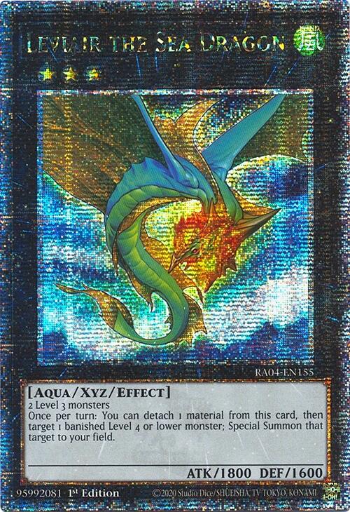 Leviair the Sea Dragon [RA04-EN155] Quarter Century Secret Rare | Galaxy Games LLC