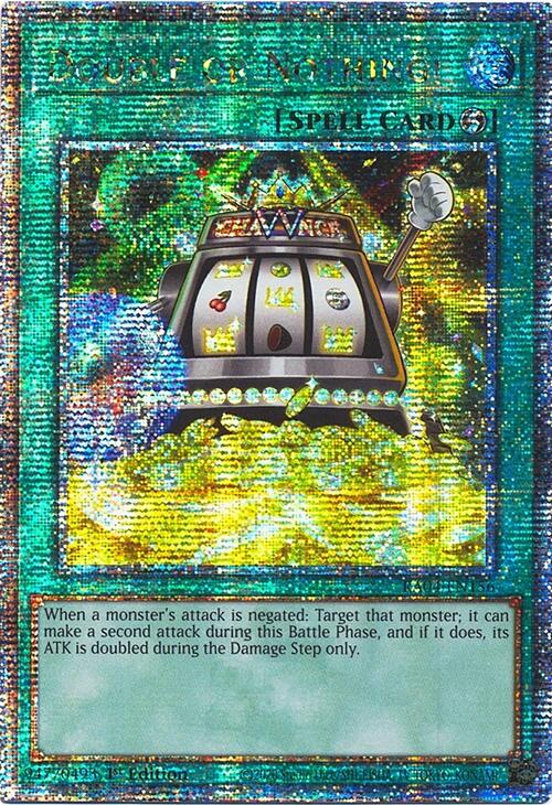 Double or Nothing! [RA04-EN156] Quarter Century Secret Rare | Galaxy Games LLC