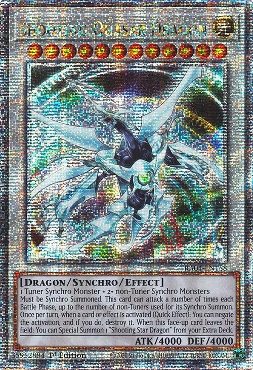 Shooting Quasar Dragon [RA04-EN158] Quarter Century Secret Rare | Galaxy Games LLC