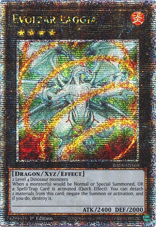 Evolzar Laggia [RA04-EN160] Quarter Century Secret Rare | Galaxy Games LLC