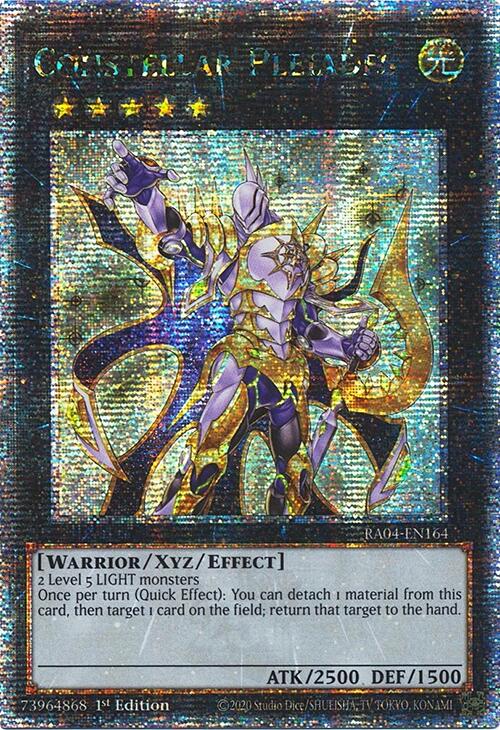 Constellar Pleiades [RA04-EN164] Quarter Century Secret Rare | Galaxy Games LLC