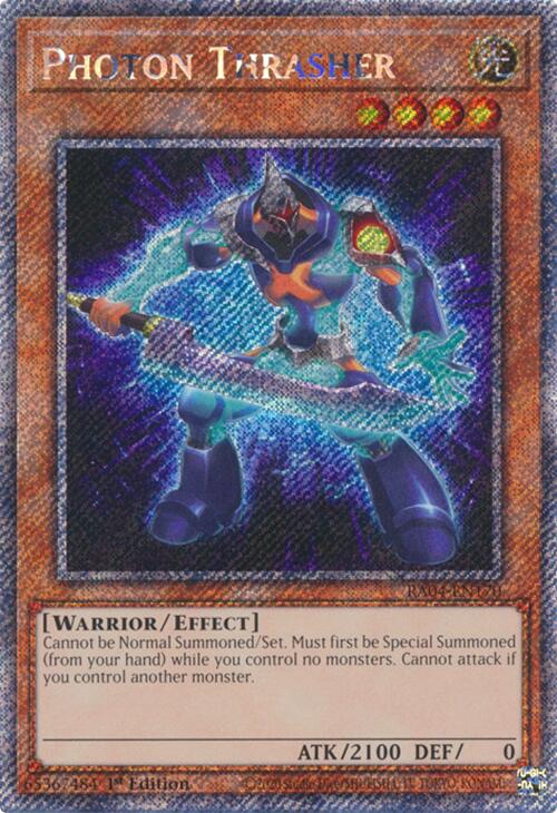 Photon Thrasher [RA04-EN170] Platinum Secret Rare | Galaxy Games LLC