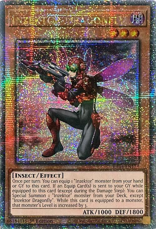 Inzektor Dragonfly [RA04-EN172] Quarter Century Secret Rare | Galaxy Games LLC