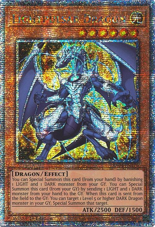 Lightpulsar Dragon [RA04-EN176] Quarter Century Secret Rare | Galaxy Games LLC