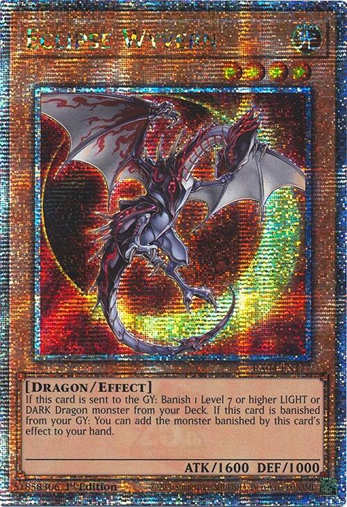 Eclipse Wyvern [RA04-EN177] Quarter Century Secret Rare | Galaxy Games LLC