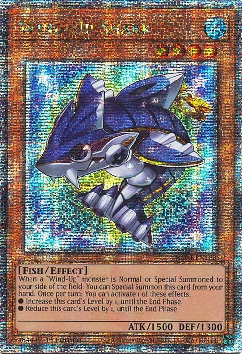 Wind-Up Shark [RA04-EN180] Quarter Century Secret Rare | Galaxy Games LLC