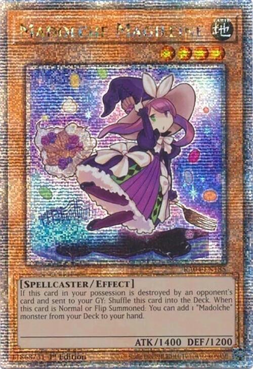 Madolche Magileine [RA04-EN185] Quarter Century Secret Rare | Galaxy Games LLC