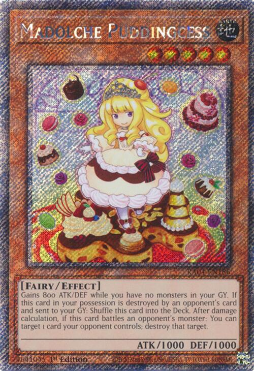 Madolche Puddingcess [RA04-EN186] Platinum Secret Rare | Galaxy Games LLC