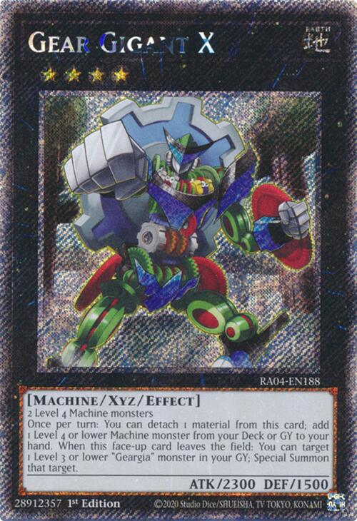 Gear Gigant X [RA04-EN188] Platinum Secret Rare | Galaxy Games LLC