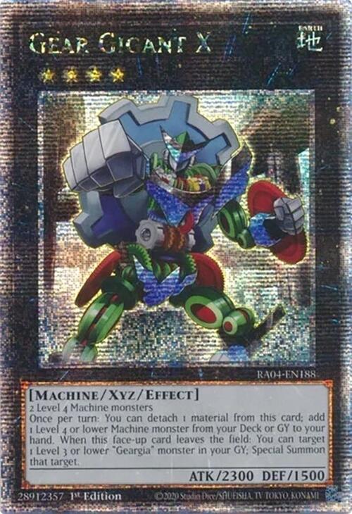 Gear Gigant X [RA04-EN188] Quarter Century Secret Rare | Galaxy Games LLC