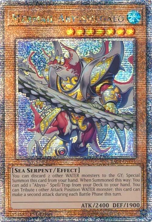 Mermail Abyssmegalo [RA04-EN191] Quarter Century Secret Rare | Galaxy Games LLC