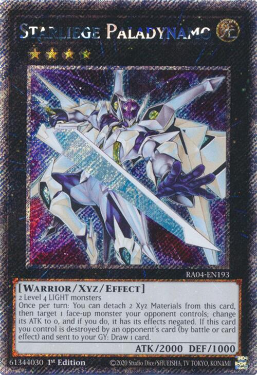 Starliege Paladynamo [RA04-EN193] Platinum Secret Rare | Galaxy Games LLC