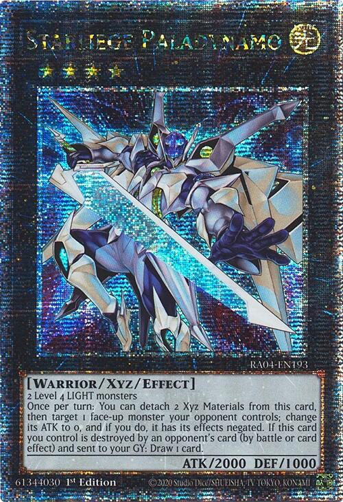 Starliege Paladynamo [RA04-EN193] Quarter Century Secret Rare | Galaxy Games LLC