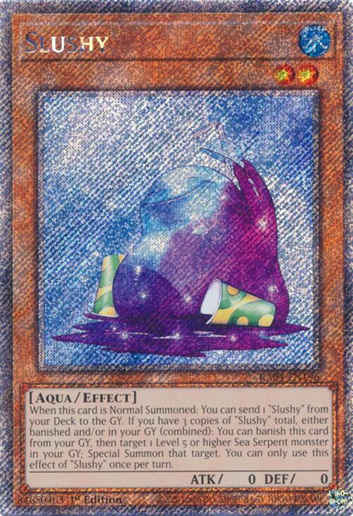 Slushy [RA04-EN196] Platinum Secret Rare | Galaxy Games LLC