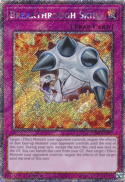 Breakthrough Skill [RA04-EN202] Platinum Secret Rare | Galaxy Games LLC